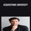 Acquisitions University - Moran Pober
