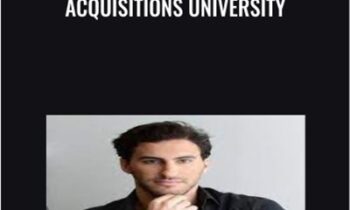 Acquisitions University - Moran Pober