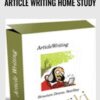 Article Writing Home Study - Sean D'Souza