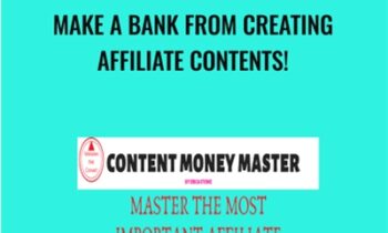 Content Money Master - Make A Bank From Creating Affiliate Contents!