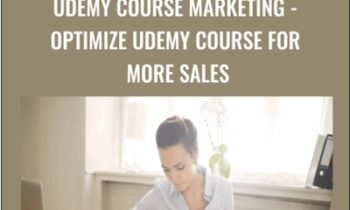 Udemy Course Marketing -Optimize Udemy Course For More Sales – Dave Espino