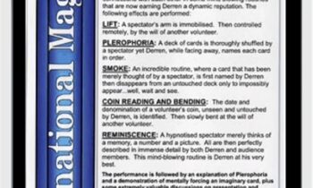 The Lecture - Derren Brown
