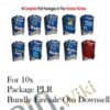 For 10x Package PLR Bundle Firesale Oto Downsell