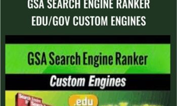 GSA Search Engine Ranker EDU/GOV Custom Engines