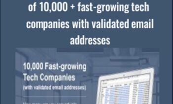 GrowthList A hand-researched list of 10,000 + fast-growing tech companies with validated email addresses - Chris Osborne