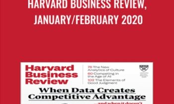 Harvard Business Review, January/February 2020