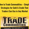 How to Trade Commodities – Simple Strategies for Gold & Crude That Traders Can Use in Any Market - Markus Heitkoetter & Mark Hodge