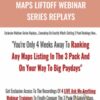 Maps Liftoff Webinar Series Replays - Brian Willie