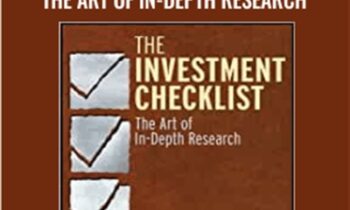 The Investment Checklist: The Art of In-Depth Research - Michael Shearn