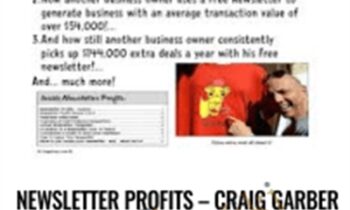 Newsletter Profits – Craig Garber