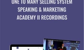 One To Many Selling System, Speaking & Marketing Academy II Recordings - Dave VanHoose