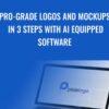 Pro-Grade Logos and Mockups in 3 Steps With AI Equipped Software