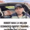 3.4 Million Ecommerce Shopify Training – Faceboom Ads Academy - Robert V Nava