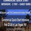 Commercial Quick Start Intensive : 2 Pay – EARLY BIRD – Sal Burcemi