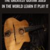 The Greatest Guitar Solo in the World - Learn it Play it - Alex Simon