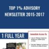 Top 1% Advisory Newsletter 2015-2017