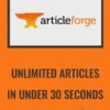 Unlimited Articles In Under 30 Seconds