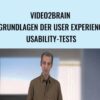Video2Brain – Grundlagen der User Experience: Usability-Tests