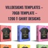 Villdesigns Templates – 70GB Template – 1200 T-SHIRT DESIGNS