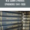 W.D. Gann' s Private Ephemeris 1941-1950