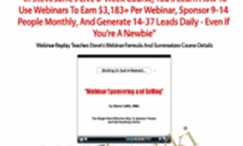 Webinar Selling And Sponsorship - Steve Jaffe