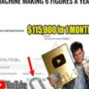 YouTube Revenue Machine Making 6 Figures A Year