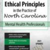 Ethical Principles in the Practice of North Carolina Mental Health Professionals - Allan M Tepper