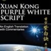 Xuan Kong Purple White Script by Hung Hin Cheong