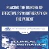 Placing the Burden of Effective Psychotherapy on the Patient - Ernest Rossi