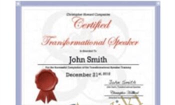 Transformational Speaker Certification – Chris Howard