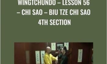 WingTchunDo – Lesson 56 – Chi Sao – Biu Tze Chi Sao 4th Section - Sifu Fernandez