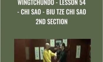 WingTchunDo - Lesson 54 - Chi Sao - Biu Tze Chi Sao 2nd Section - Sifu Fernandez