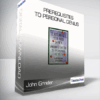 John Grinder & Judith Delozier - Prerequisites To Personal Genius