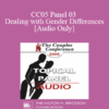 [Audio] CC05 Panel 03 - Dealing with Gender Differences - Frank Dattilio