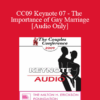 [Audio] CC09 Keynote 07 - The Importance of Gay Marriage - Pat Love