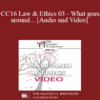 CC16 Law & Ethics 03 - What goes around... - Steven Frankel, PhD, JD