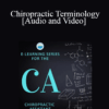 Phyllis Frase-Charrette - Chiropractic Terminology