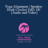 Dr Heidi M Crocker - Yoga Alignment | Speaker: Heidi Crocker EdD, DC