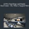 Bradley Burnett - §199A Final Regs and Rental Real Estate - Oh, What a Tangled Web