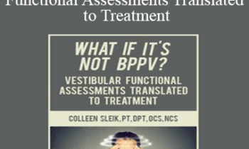 Colleen Sleik - What If It’s Not BPPV? Vestibular Functional Assessments Translated to Treatment