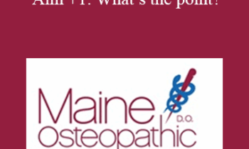 David Weed - Population Health and the Triple Aim +1: What’s the point?