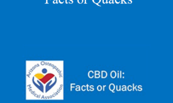 Gwen Levitt - CBD Oil: Facts or Quacks