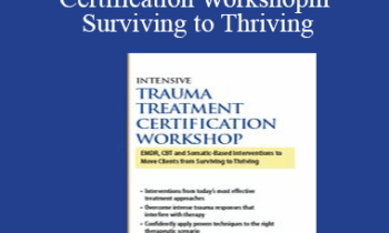 Jennifer Sweeton - 2-Day Intensive Trauma Treatment Certification Workshop: EMDR
