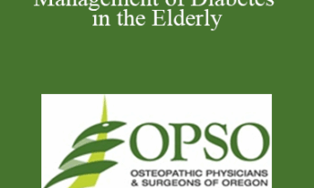 Michael Shannon - Rational Goal-Setting and Management of Diabetes in the Elderly