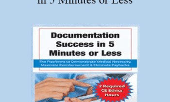Trent Brown - Documentation Success in 5 Minutes or Less: The Platforms to Demonstrate Medical Necessity