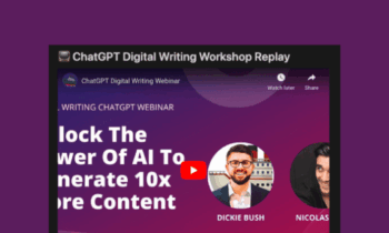 Generate 10x More Content Using AI  -  Dicke Bush