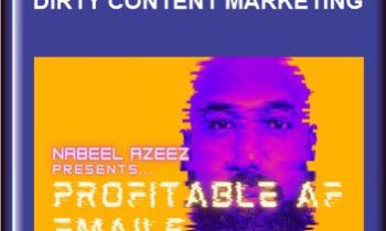 Profitable AF Emails email marketing playbook + Dirty Content Marketing  -  Nabeel Azeez