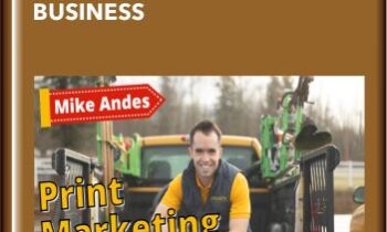 PRINT MARKETING FOR LAWN & LANDSCAPE BUSINESS  -  Mike Andes