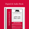 AINS 101 – Digital & Audio Book