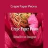 Amity Katharine Libby – Crepe Paper Peony